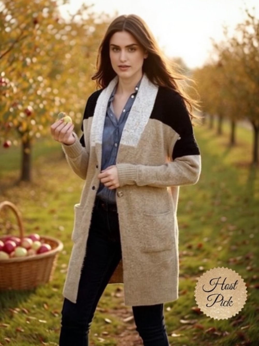 LOFT Italian Yarn Colorblock Coatigan